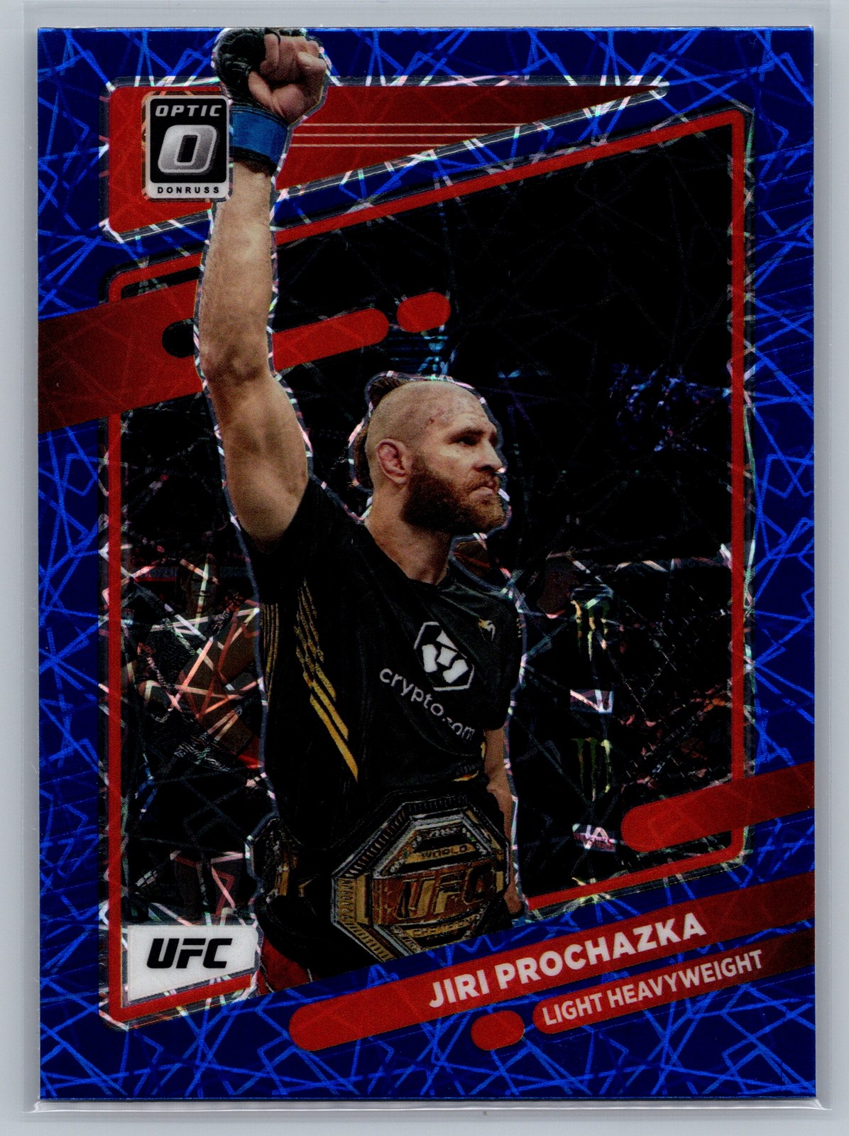 2022 Panini Donruss Optic UFC JIRI PROCHAZKA #86 Blue Velocity Prizm