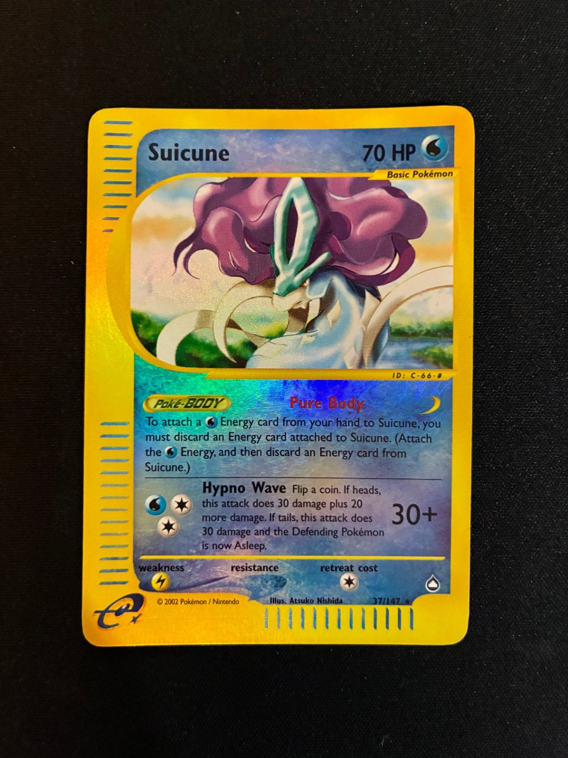 Suicune Rare Aquapolis 037/147 NM