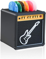 Guitar Picks Holder Box,Amplifier Speaker Style Paddle Holder Guitar Pick Displa