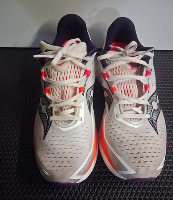 Saucony Endorphin Speed 4 Men s Running Sneaker Low Top Mesh White/Orange/Purple