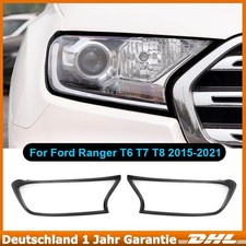 Scheinwerferblende 2er set Abdeckung für Ford Ranger 15-22 T6 T7 T8 XLT Wildtrak