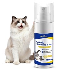 Upgraded Catnip Spray for Cats with Silvervine  Natural Dual-Plant Formula,Lov...