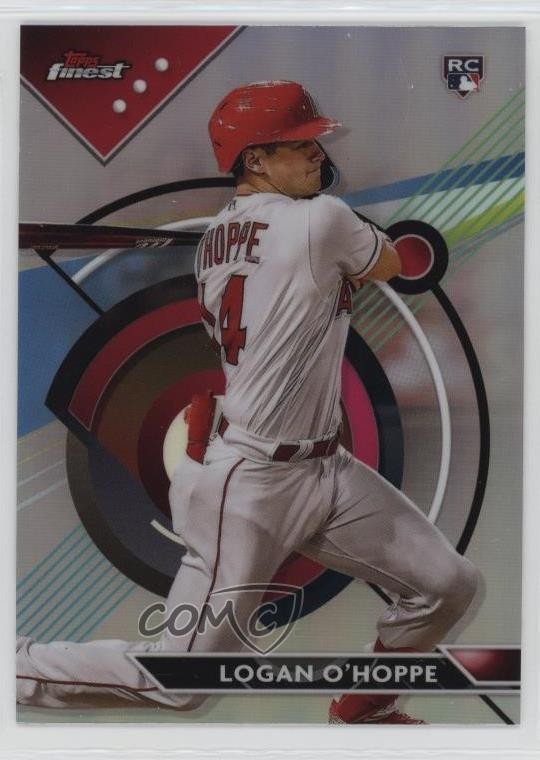 2023 Topps Finest Refractor Logan O'Hoppe #19 Rookie RC 12g7