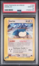 2003 POKEMON SKYRIDGE #100 SNORLAX PSA 10 on eBay