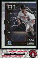 Kyle DeBarge 2025 Bowman Scouts Top 100 #BTP-81 Minnesota Twins