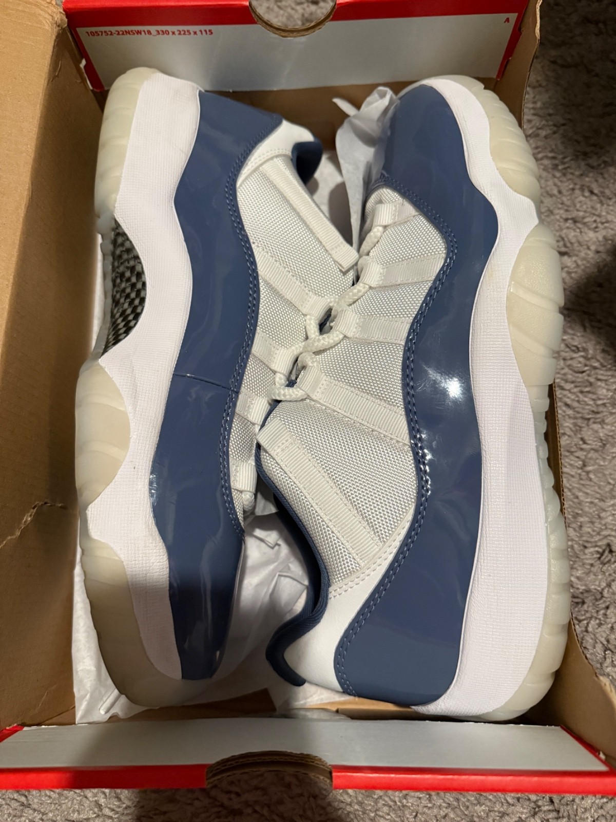 Size 11.5 - Air Jordan 11 Retro Low Diffused Blue