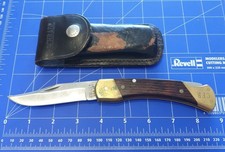 Taschenmesser Jagdmesser Schrade USA wie Buck 110 Klappmesser Etui Sammlung