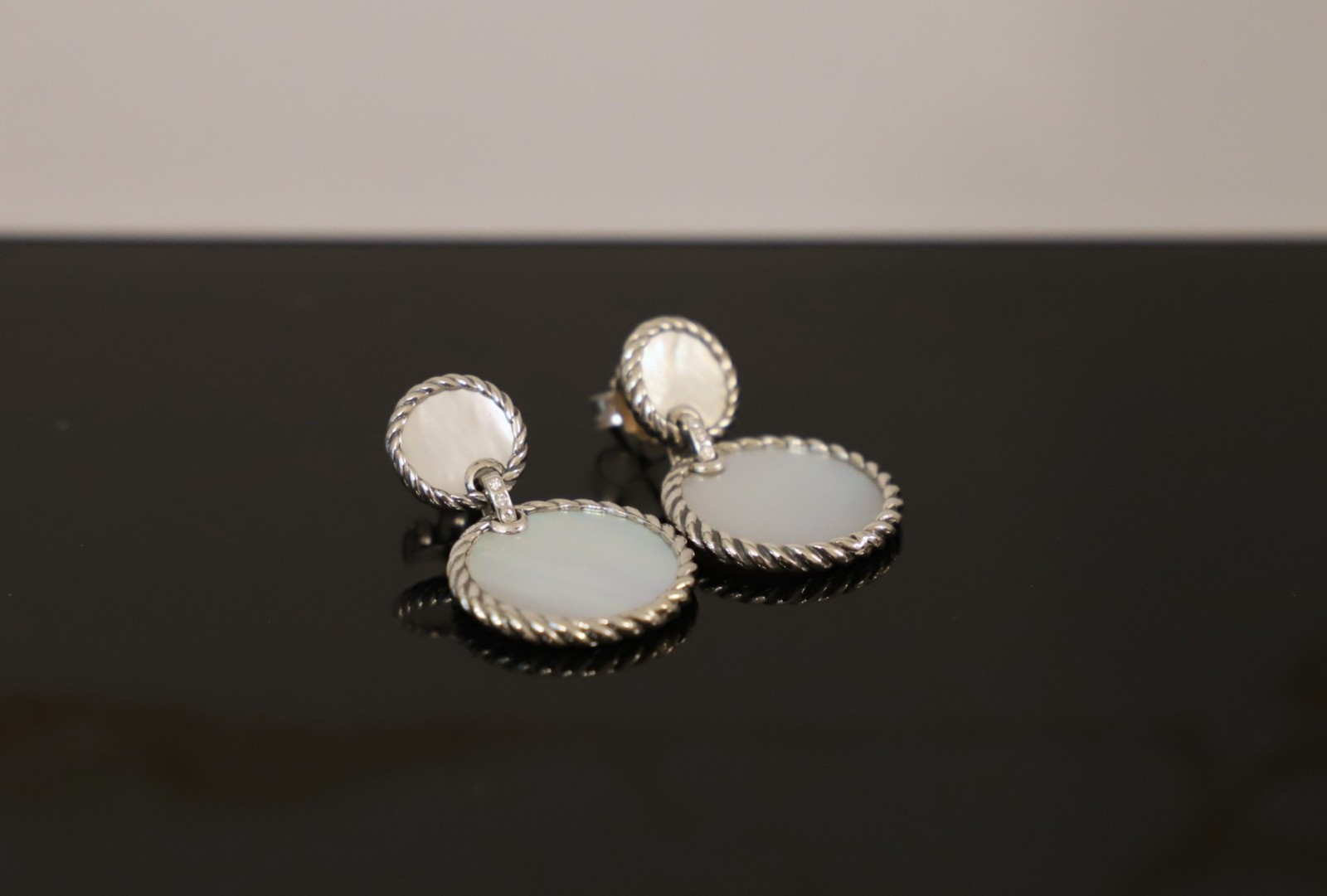 Sterling Silver David Yurman Elements Double Drop… - image 2