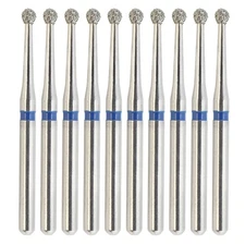 Dental Surgical Bur Round Ball Diamond Friction Grip FG 22mm Length 801L/014M