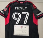 DC United CHRISTOPHER McVEY Signed Match Game Used Soccer Jersey 2024 Season BLK