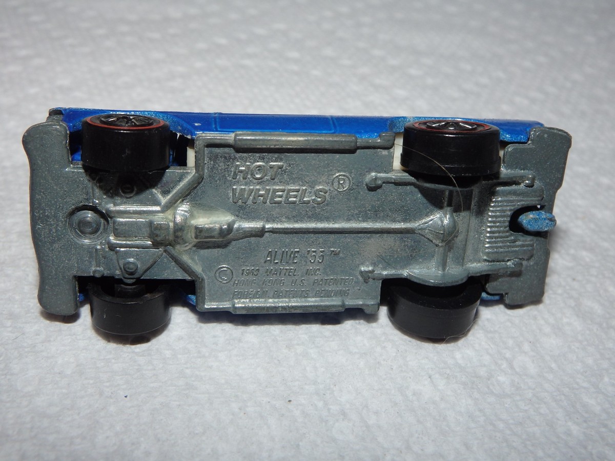 Hot Wheels ALIVE 55 REDLINE NOMAD enamel blue 1973 release only