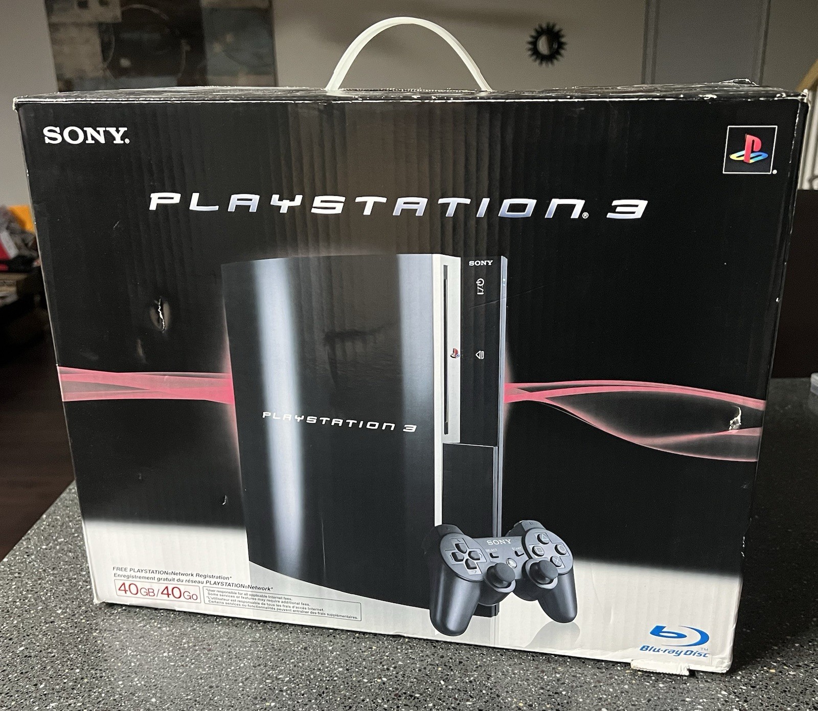Empty Console Box - Sony Playstation 3 40GB Model W/ All Original Packaging