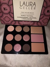 Laura Geller The Wearables Purely Natural 9 Eyeshadow 2 Blush Face Palette NIB