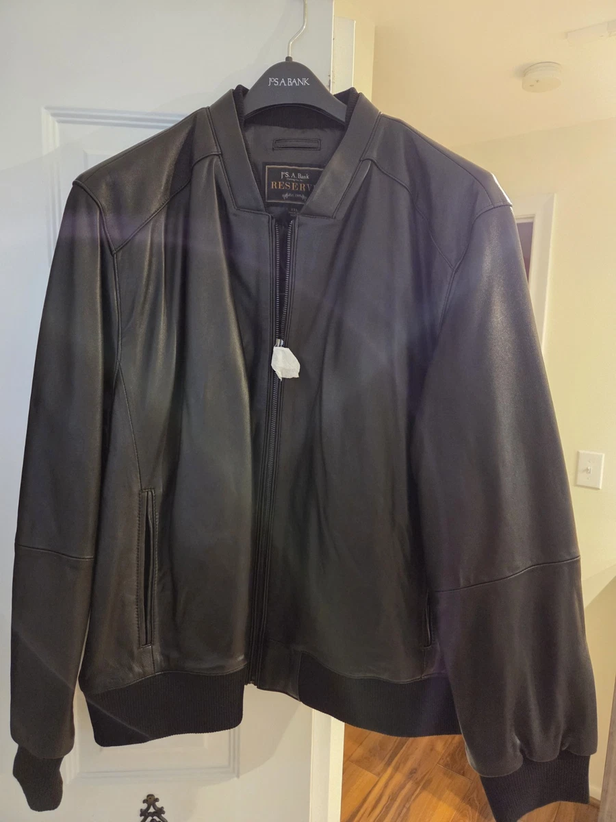 Jos. A. Bank Leather Outer Shell Coats, Jackets & Vests for Men