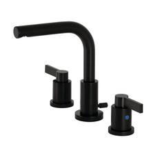 Kingston Brass FSC895.NDL NuvoFusion 1.2 GPM Widespread Bathroom - Black