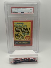 1963 Topps CFL Football Pack PSA 7