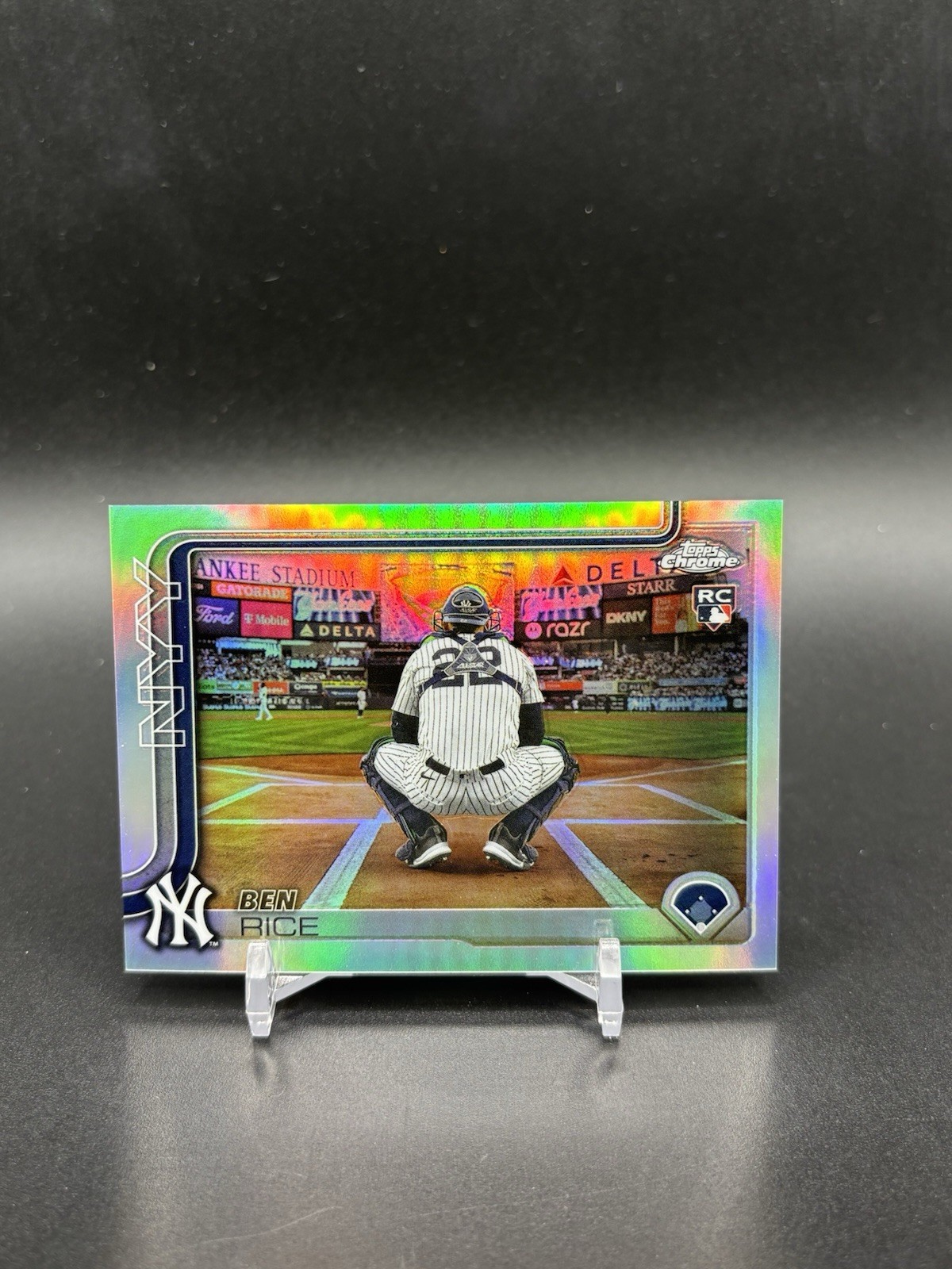 2025 Topps Chrome Update Series Ben Rice Image Variation USC138 Yankees