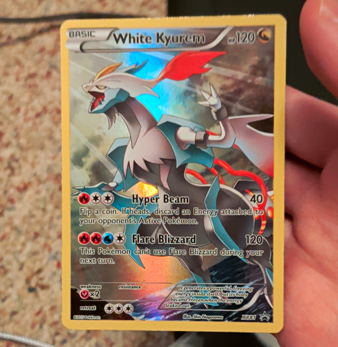 The Pokémon Company White Kyurem XY81 Black Star Promo Holo 120 HP
