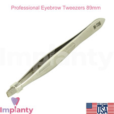 Eyebrow Tweezers 89mm Professional Stainless Steel Brow Shaping Beauty Tool