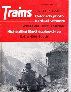 TRAINS MAGAZINE - SEPTEMBER 1964