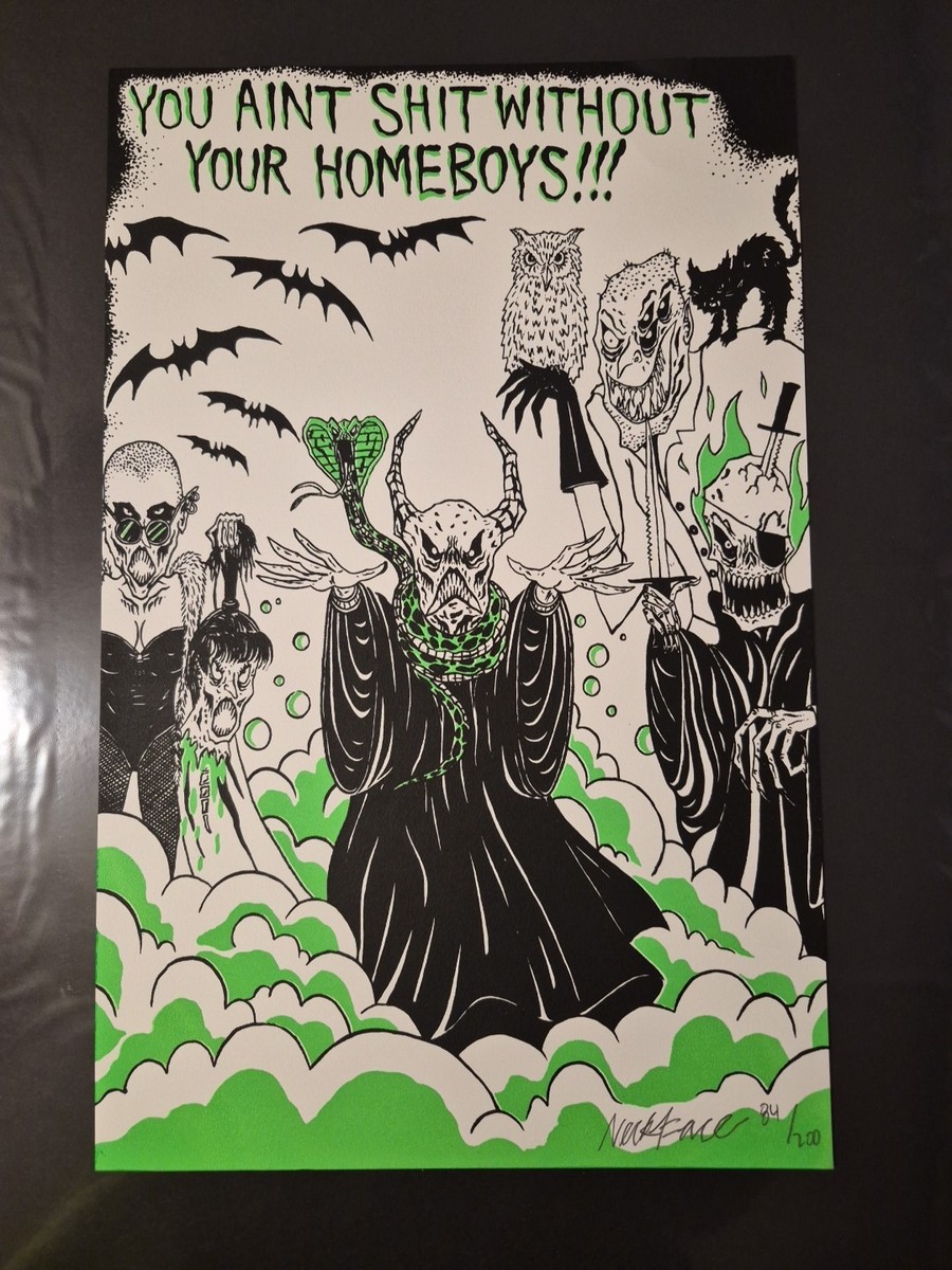 Neckface Print Signed /200 Zine Graffiti Art Supreme | eBay