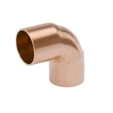 Mueller W2084 90 Elbow 1-1/4" C x C Wrot Copper NSF ASME
