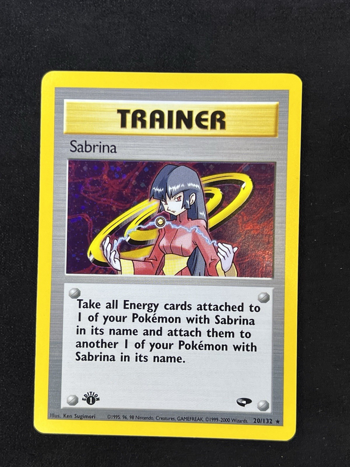 Pokemon Sabrina #20/132 English Gym Challenge 1st Edition