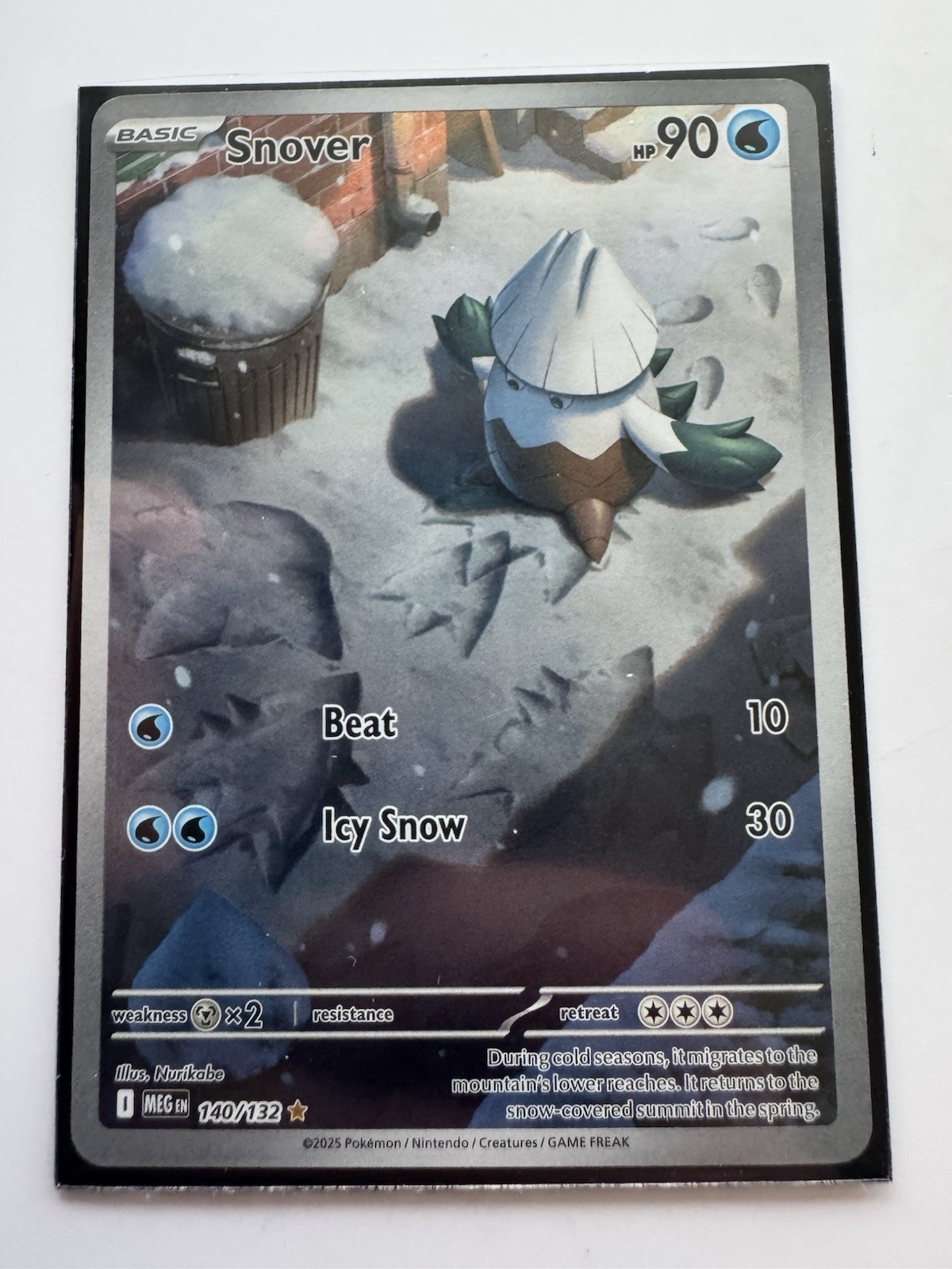 Snover 035/132 NM SIR Special Illustration Rare Mega Evolutions Pokémon