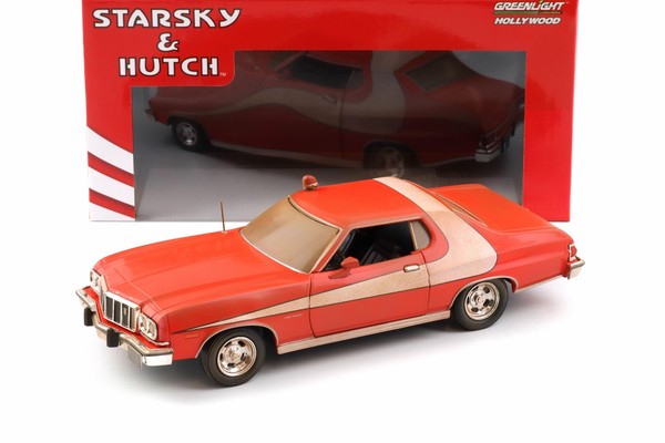 1:24 Greenlight 1976 Ford Gran Torino Starsky & Hutch Weathered Version-image