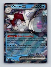 Cetitan ex 065 2025 Pokemon Destined Rivals Double Rare Card NM+ (c)