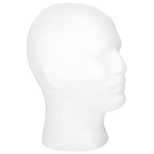 Set of Mannequin Head Hat Display Dummy Headform with Wigs