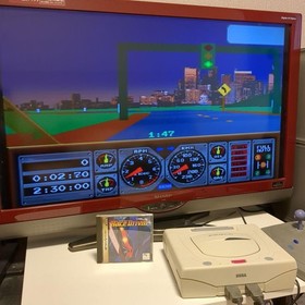 Race Drivin' Sega Saturn software #ff83a4