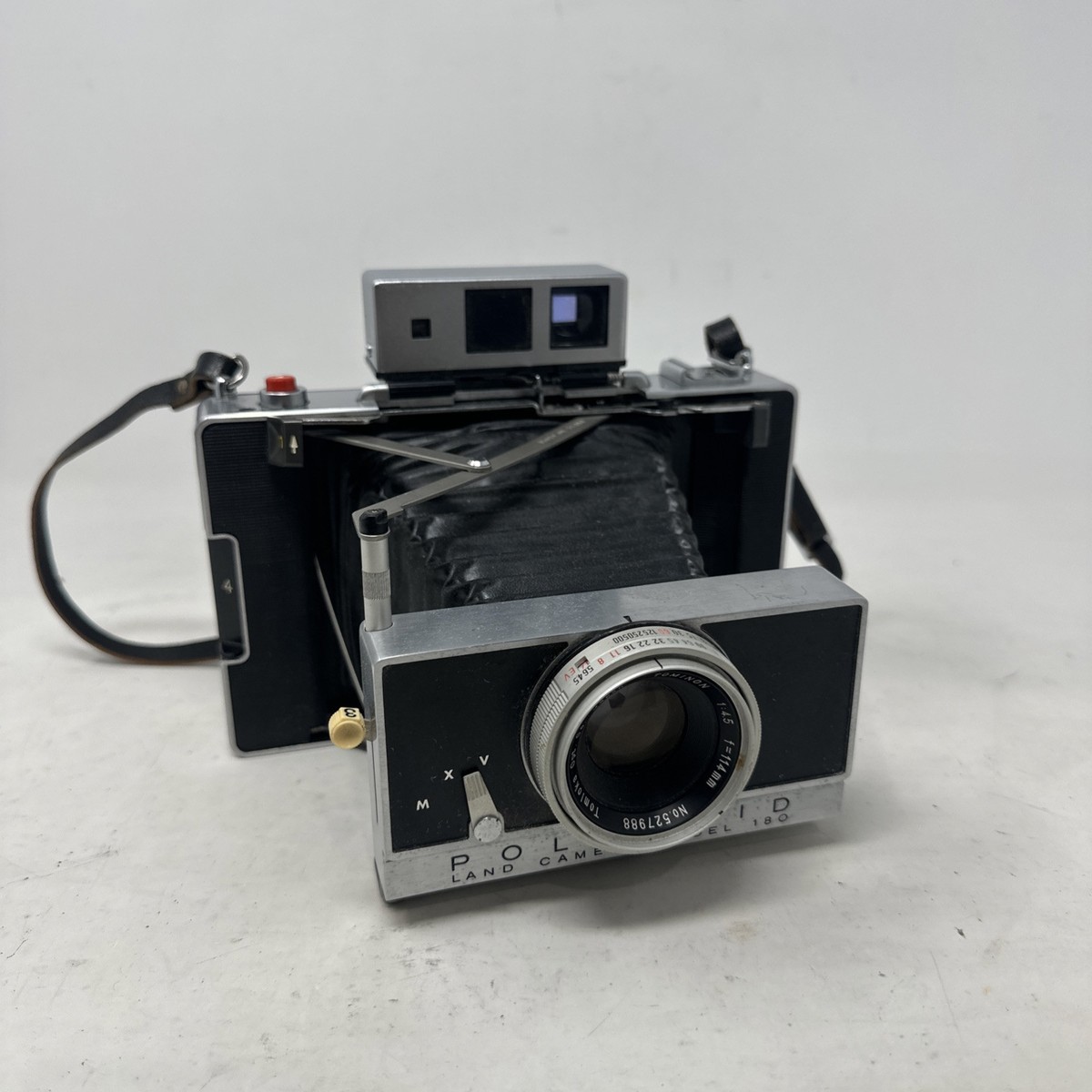 Polaroid 180 Land Camera 114mm Lens With Case And Accessories