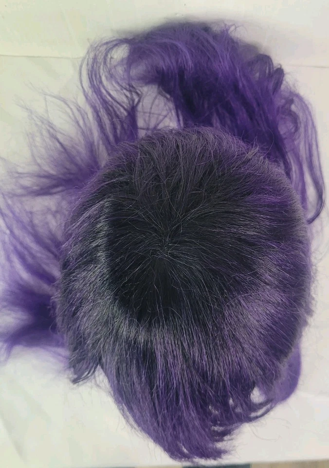 Born Free Synthetic Hair Wig Purple with Black Roots Front Lace - Image 2 of 4