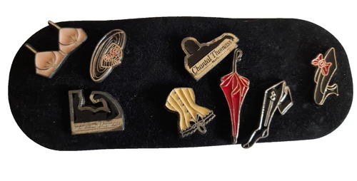 Vintage Chantal Thomass Paris Brooch Job Lot / Designer Collectible Pin Badges