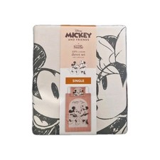 Disney Mickey & Minnie Happy Days Single Duvet Set From George Xmas 🎄🎁☃️ BNWT