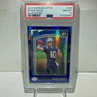2024 Donruss Optic Drake Maye Blue Hyper Rated Rookie #229 PSA 10 RC Patriots