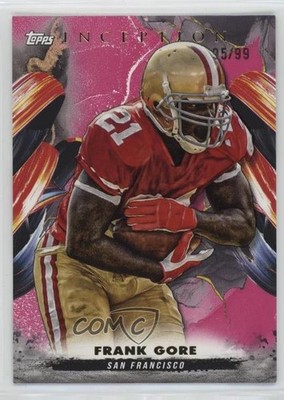 2024 Topps Inception Magenta 95/99 Frank Gore #140 3hd