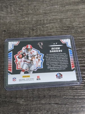 2025 Panini Score Football RC #7 - DEION SANDERS - MEN OF CANTON