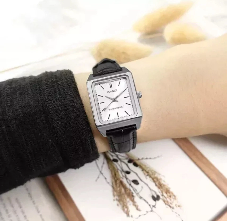 Casio LTP-V007L-7E1U Women Black Leather Vintage Watch New With Box Fast Postage - image 4 of 4