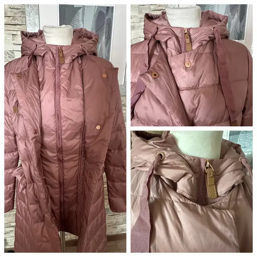 G Studio Detachable Down Long Padding Jacket, Pin… - image 1