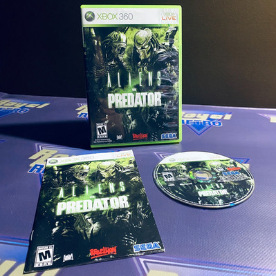 Alien vs. Predator (Microsoft Xbox 360, 2010 Rebellion SEGA) CIB Complete Tested