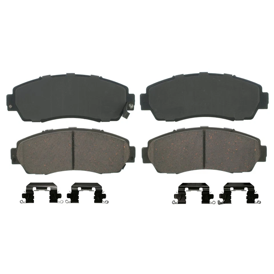 Conjunto de pastilhas de freio a disco dianteiro traseiro serve para Honda Crosstour 2012-2012 - Imagem 4 de 4