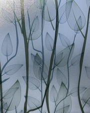 Privacy Window Film 17.7x78.7 Inch Decorative Static Cling Glass Covering New US