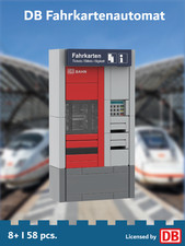 Stone Heap SH-3002 DB-Fahrkartenautomat • Offiziell DB-Lizenz • 58 Teile
