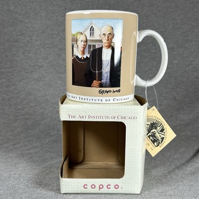 Copco American Gothic Mug Grant Wood Art Institute of Chicago Museum Coffee Cup