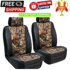 Comfort Style Mossy Oak Camo Heavy Duty Seat Covers For Trucks Suvs 2pc