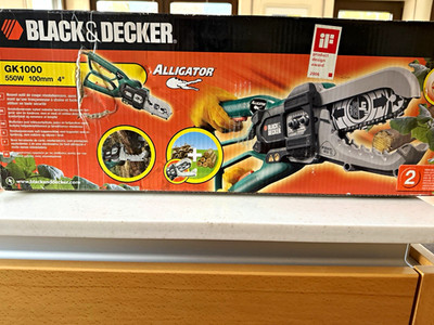 BLACK+DECKER Alligator GK1000 Kettensäge 550W 230V Ø 10cm zweihändig