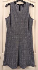 Gap Women's XL Flare  A Line Skater Dress Sleeveless Rear Zip Closure 