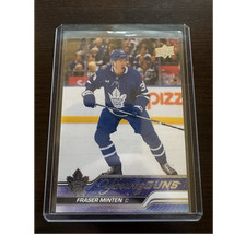 Upper Deck Series 2 Young Guns Fraser Minten #482 Toronto Maple Leafs Rookie